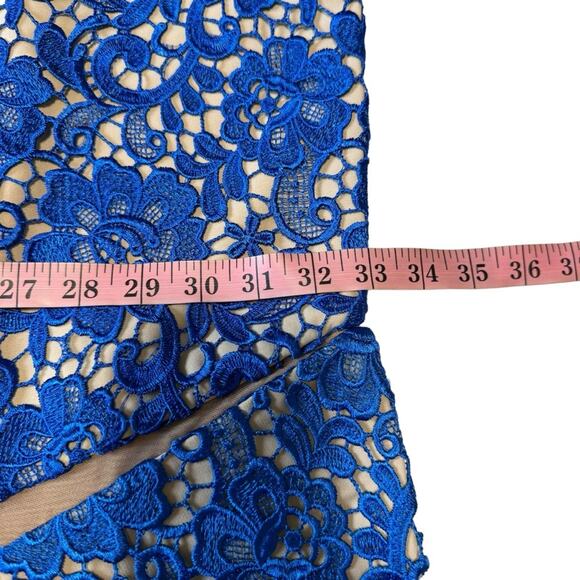 Three Floor Revolve Cobalt Blue Lace Mini Dress NWT - Picture 9 of 9